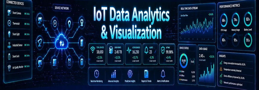 IoT analytics and real-time data visualization solutions